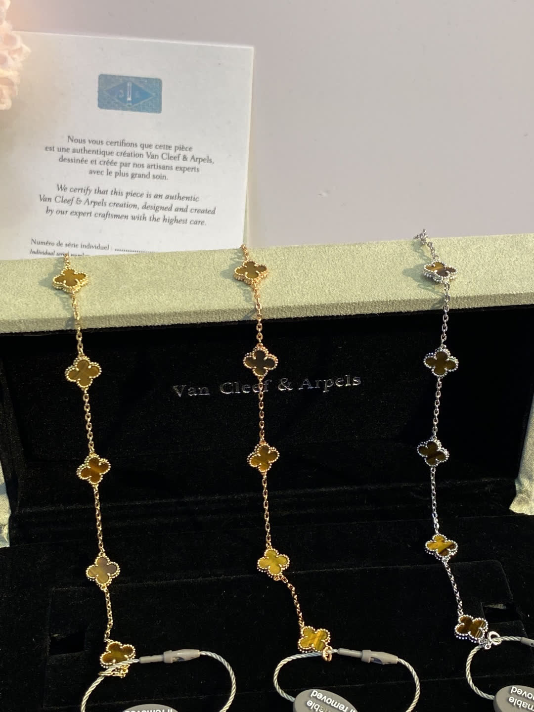 Van Cleef & Arpels Alhambra Yellow Gold Necklace